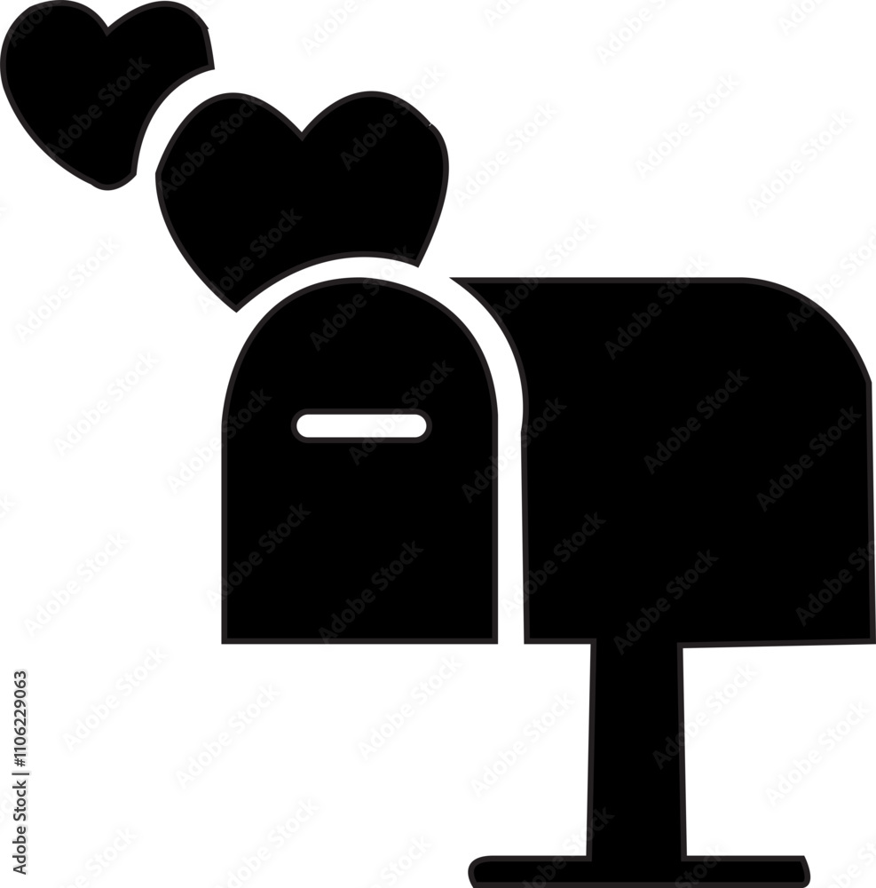 Advertising Icons, paper, pen, ink office, post, letter box Advertising Icons, paper, pen, ink office, post, letter box