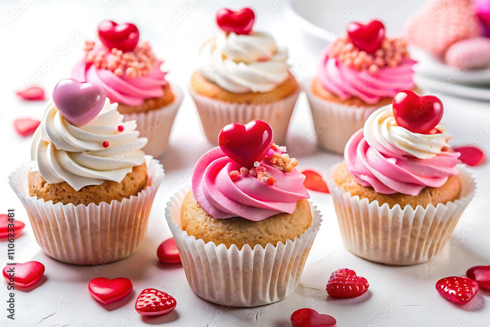 cupcakes with pink icing cupcakes with pink icing