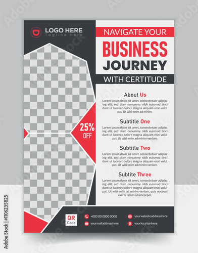 Modern Creative Different Layout Flyer Design Vector Template Business Brochure Concept.