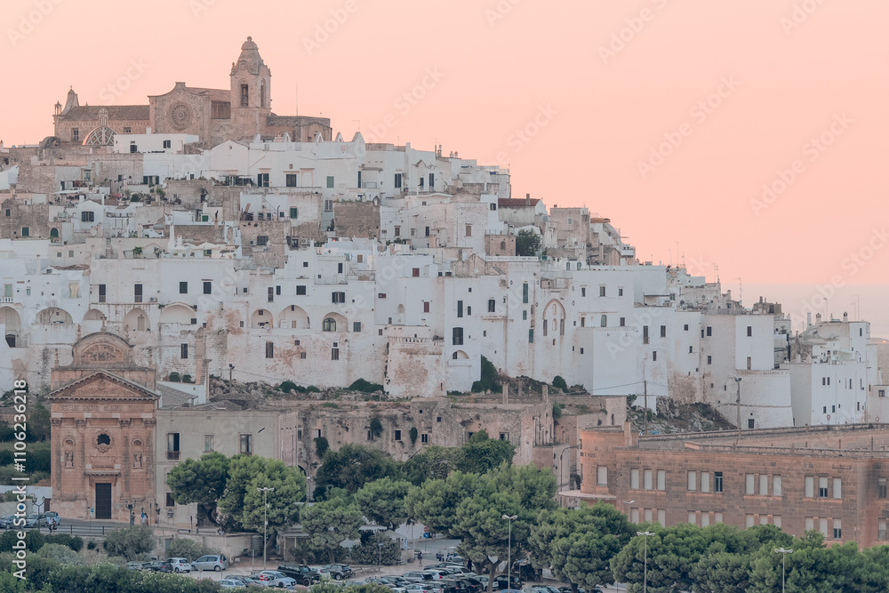 Fototapeta premium view of Ostuni