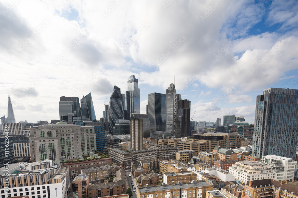 Obraz premium city of london skyscraper skyline 