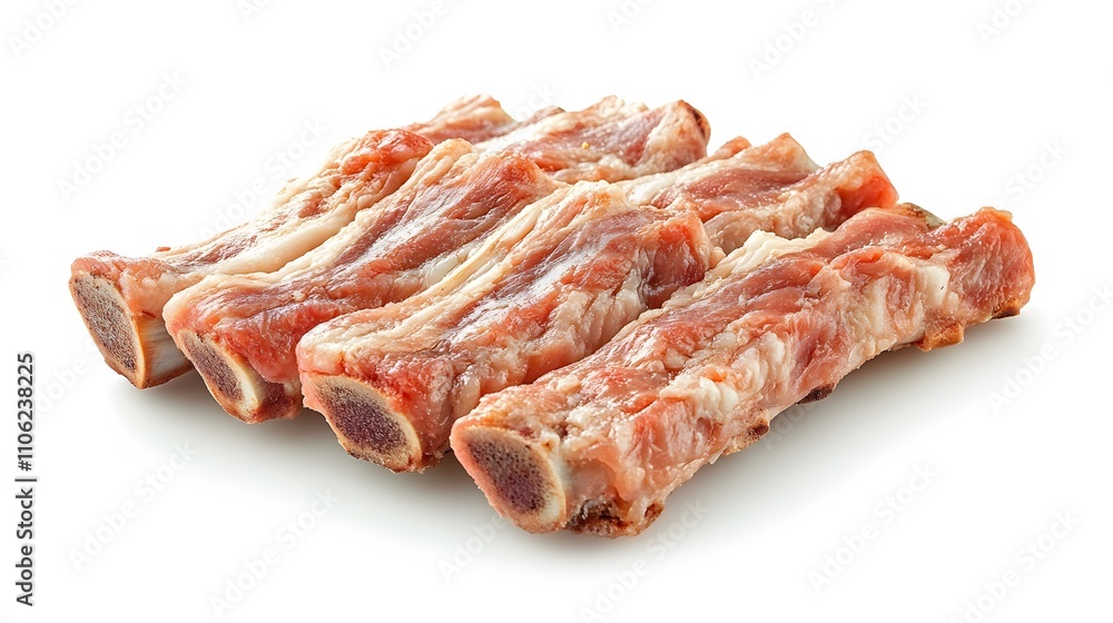 Food, Meat, Bones, Steamed Ribs, on White Background, Photo Realistic, Wallpaper, Cover and Screen for Smartphone, PC, Laptop, 9:16 and 16:9 Format Food, Meat, Bones, Steamed Ribs, on White Background, Photo Realistic, Wallpaper, Cover and Screen for Smartphone, PC, Laptop, 9:16 and 16:9 Format