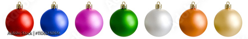 Christmas Ball, Matte, Christmas Ornament, Holiday decoration, transparent background, 3d