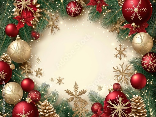 Christmas vector decoration background