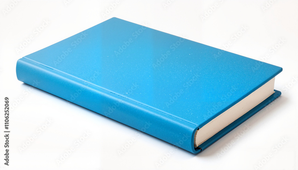Isolated item on white background featuring a blue hardcover book
Isolated item on white background featuring a blue hardcover book