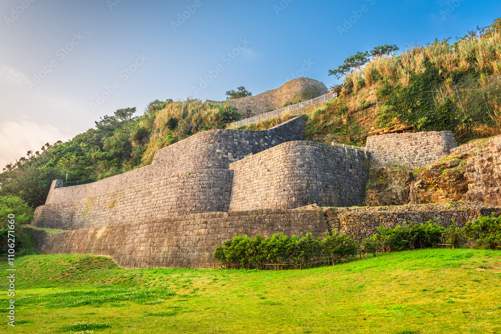 Urasoe, Okinawa, Japan at Urasoe Castle Ruins Urasoe, Okinawa, Japan at Urasoe Castle Ruins