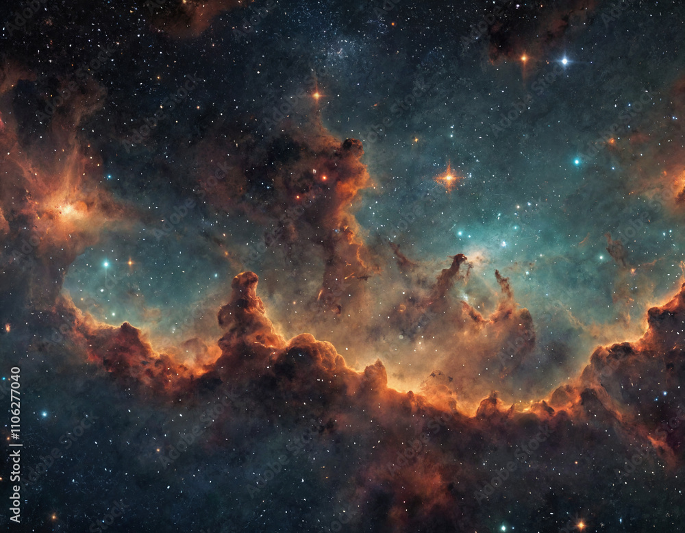 Space background with many stars Space background with many stars