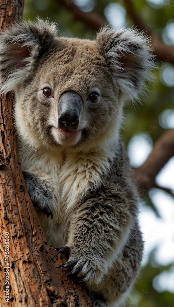 Fototapeta premium Koala (Phascolarctos cinereus).