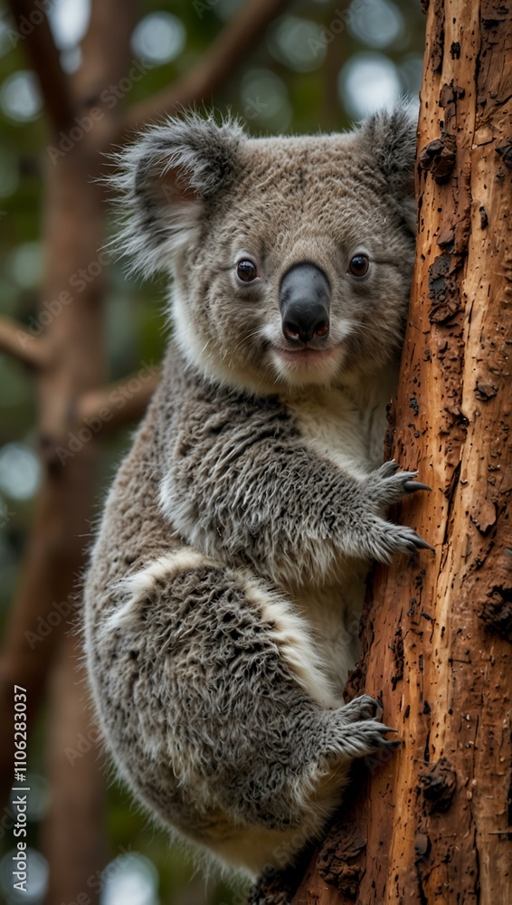 Fototapeta premium Koala (Phascolarctos cinereus).