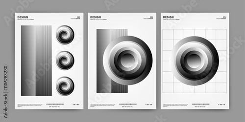 brutalism shape abstract 3d design cover