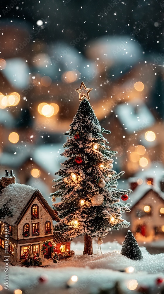 Obraz premium Christmas illustrations 