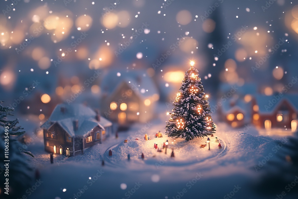 Fototapeta premium Christmas illustrations