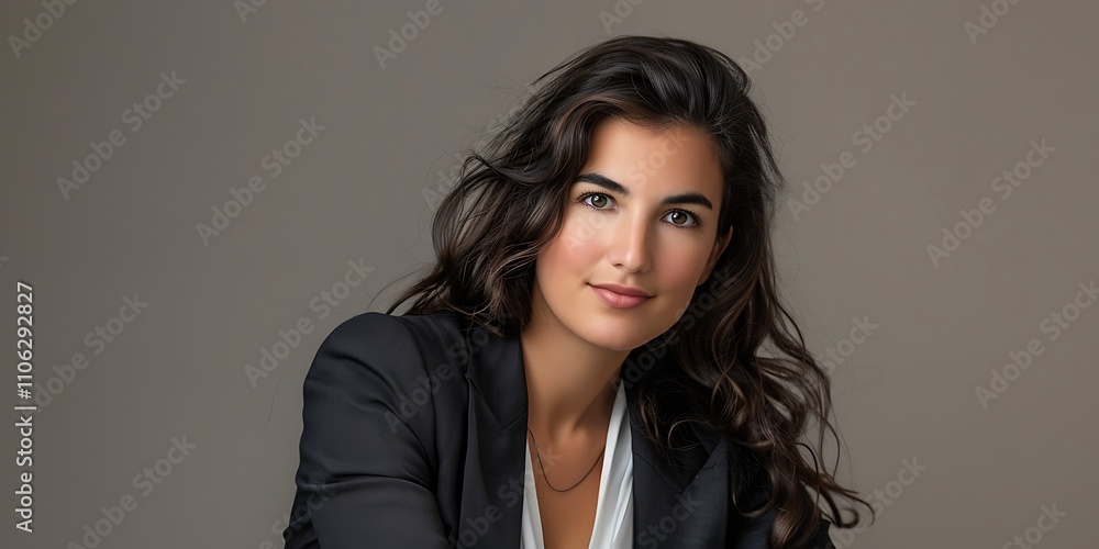 Portrait of beautyful and confident business woman Portrait of beautyful and confident business woman