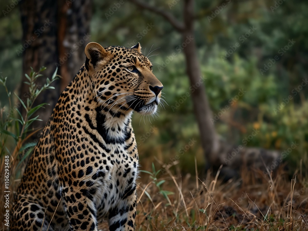 Obraz premium Leopard in the wild.