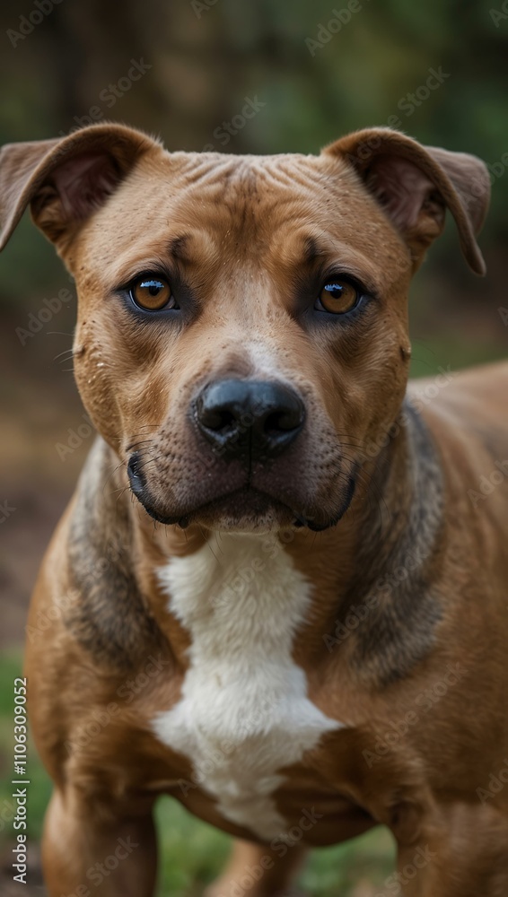 Loyal mixed-breed pitbull. Loyal mixed-breed pitbull.
