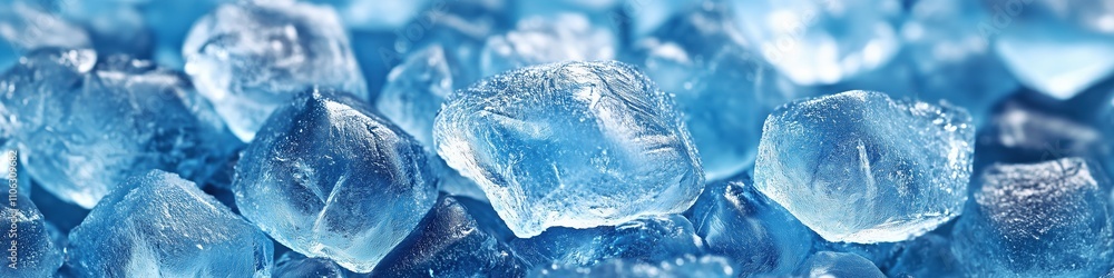 ice, frozen water in blue and white tones ice, frozen water in blue and white tones