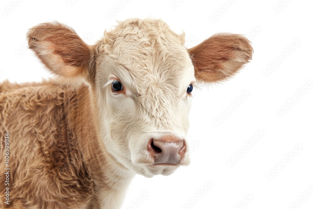 Isolated cow Isolated cow