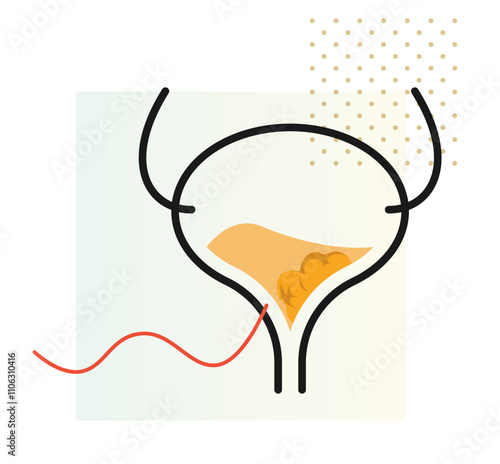 Bladder Infection - Urology Awareness - Stock Icon