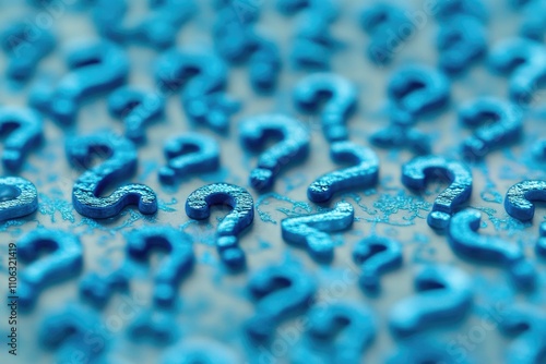 A close-up of multiple blue beads, ideal for use in jewelry or fashion designs photo