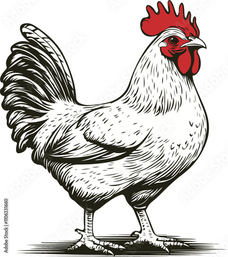 Chicken Vector Illustration