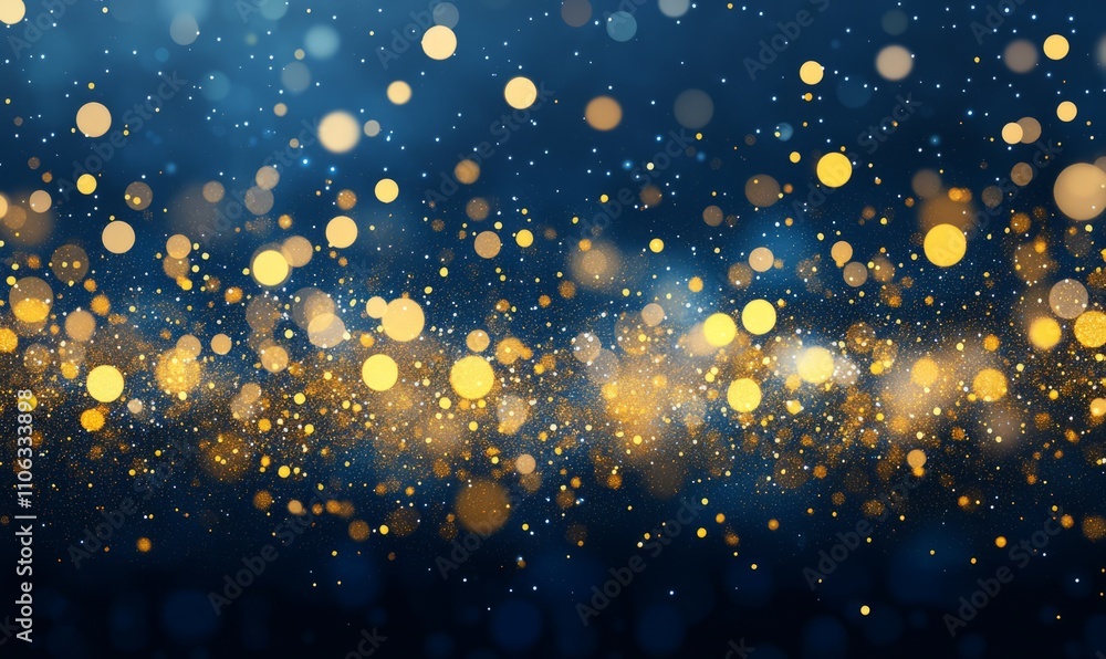 Seamless golden bokeh lights against a dark gradient background, creating a magical and festive atmosphere. Perfect for holiday designs Seamless golden bokeh lights against a dark gradient background, creating a magical and festive atmosphere. Perfect for holiday designs