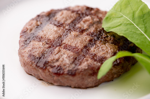 Char Broiler carne, carne fresca, carne assada no Char Broiler, fogo,carne de hamburguer,  photo