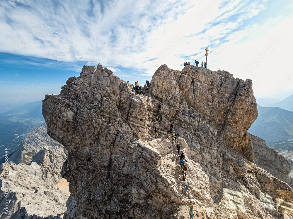 Fototapeta premium Zugspitze Gipfel