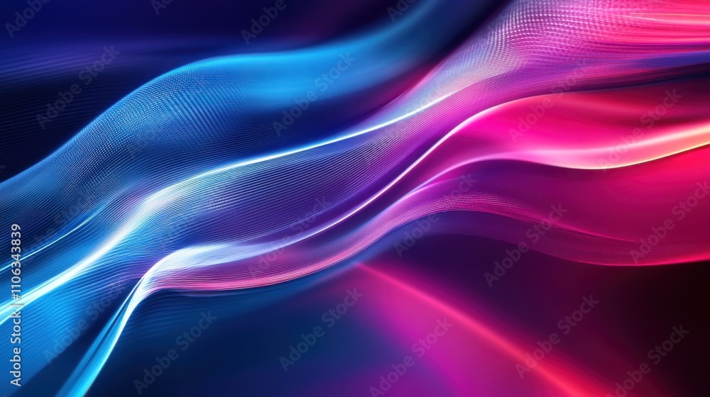 Fototapeta premium Fondo abstracto con líneas fluidas
