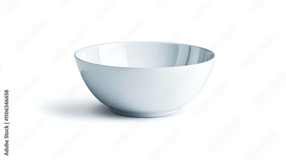 A minimalistic white bowl featuring a smooth surface and elegant design, ideal for serving a variety of dishes or as a decorative item in modern kitchen settings. A minimalistic white bowl featuring a smooth surface and elegant design, ideal for serving a variety of dishes or as a decorative item in modern kitchen settings.
