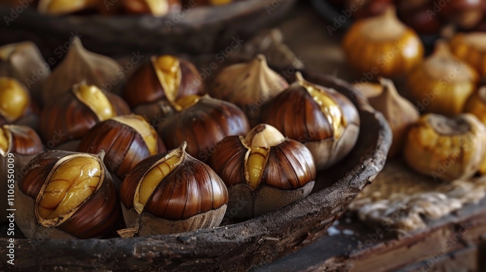 Close-up of various nuts piled high on a flat surface Close-up of various nuts piled high on a flat surface