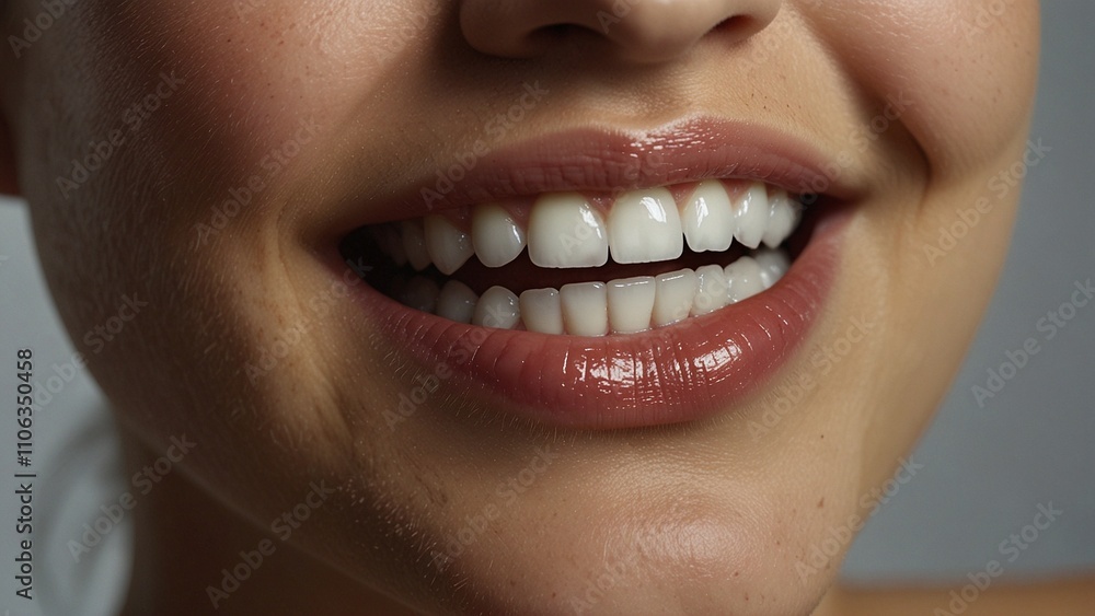 Naklejka premium Mouth and Teeth