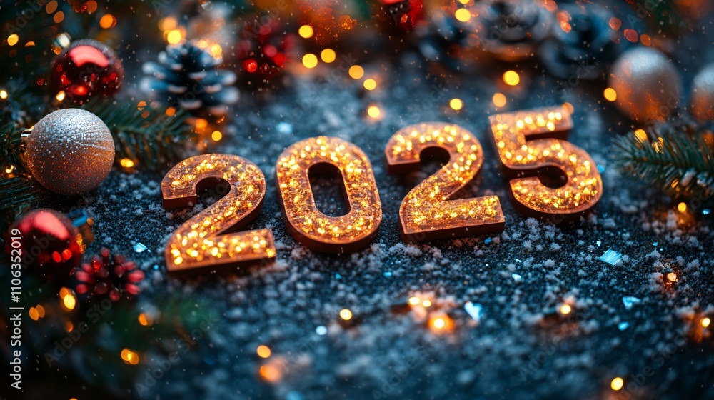 2025 New Year greeting card 2025 New Year greeting card