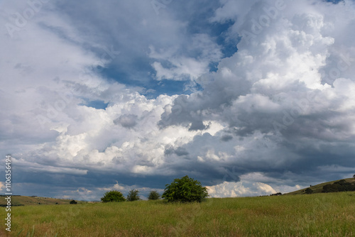 Storms rolling across the sky photo