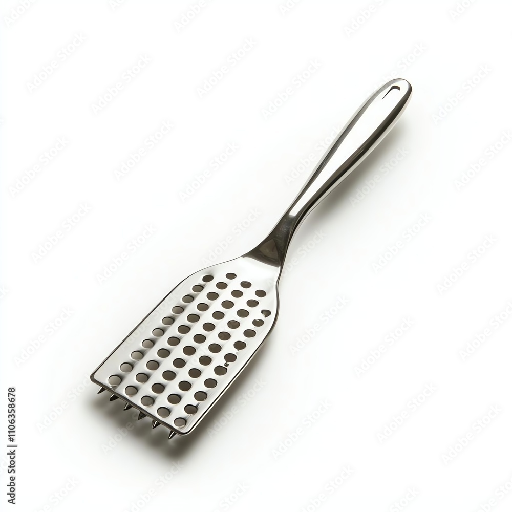 A sleek and modern stainless steel spatula with a perforated design, ideal for flipping and serving food with ease. Perfect for both home cooks and professional kitchens. A sleek and modern stainless steel spatula with a perforated design, ideal for flipping and serving food with ease. Perfect for both home cooks and professional kitchens.