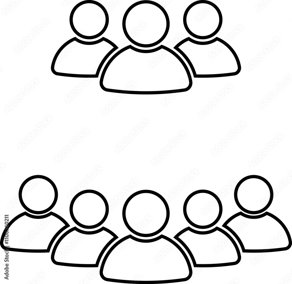 People group icon set team worker user. Employee people group icon team staff. User profile symbol. Group of people or group of users. Persons symbol. People group icon set team worker user. Employee people group icon team staff. User profile symbol. Group of people or group of users. Persons symbol.