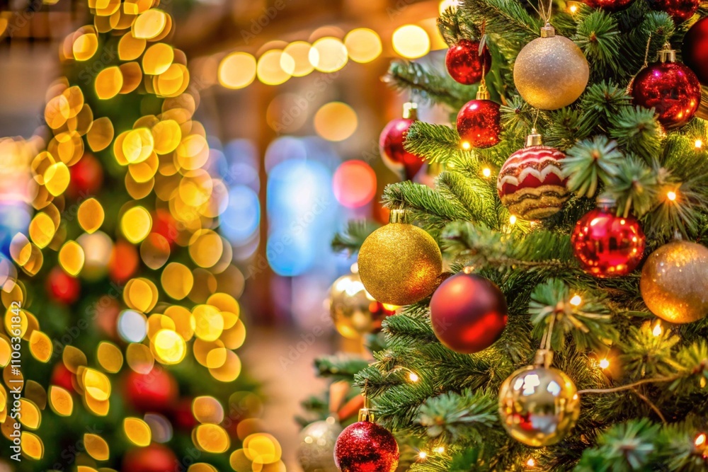 Christmas tree with decorations Christmas tree with decorations