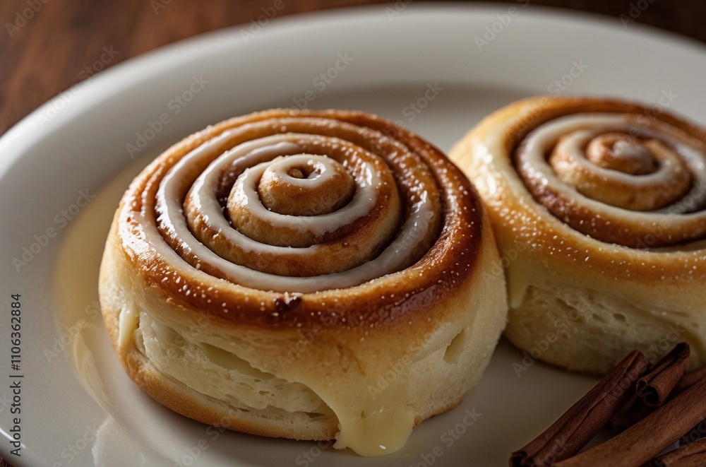 cinnamon rolls on a plate cinnamon rolls on a plate