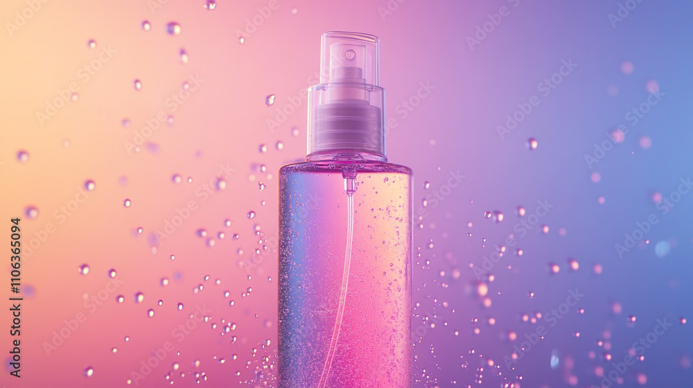 Pink Spray Bottle Product Cosmetic Beauty Water Drops Refreshing Hydration Pink Spray Bottle Product Cosmetic Beauty Water Drops Refreshing Hydration