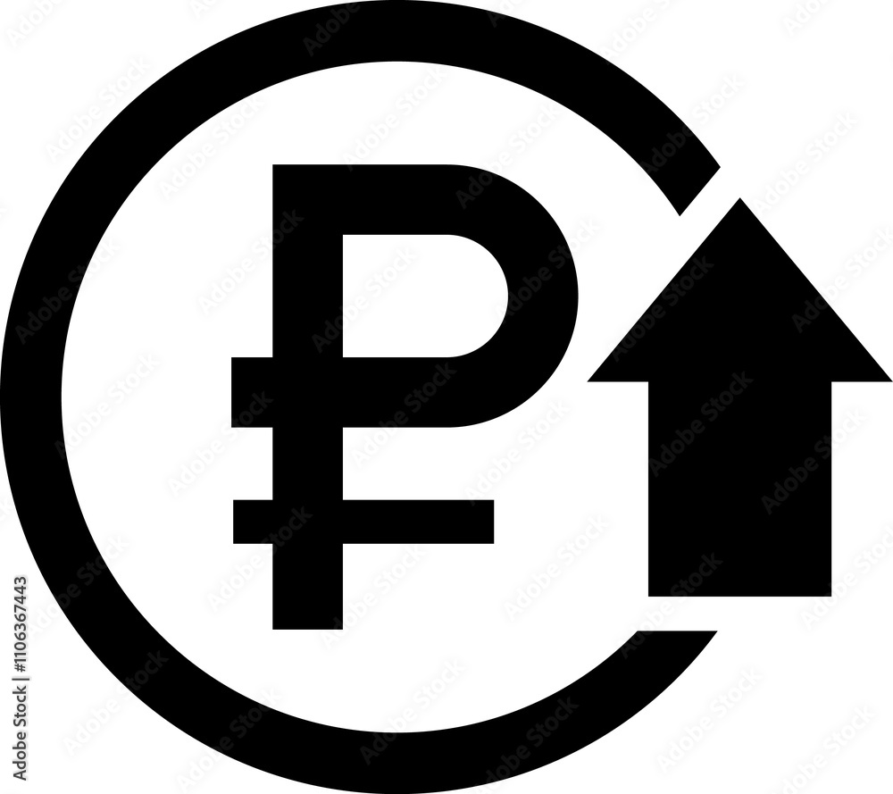 Currency Exchange. Currency exchange rate icon. Stock market. Cost reduction. Cost increase icon. Price reduced, discount icon. Financial or business sign