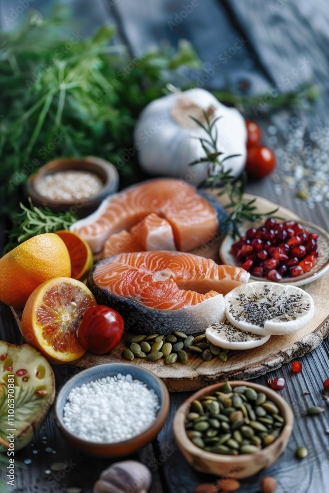 A variety of dishes and treats displayed on a rustic wooden table, great for use in cooking or food-related content A variety of dishes and treats displayed on a rustic wooden table, great for use in cooking or food-related content