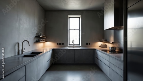 Modern kitchen interior