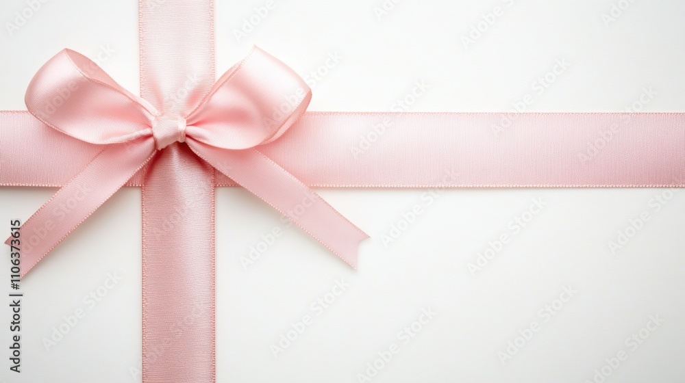 Bow tie ribbon for holiday shopping season gift wrapping. Bow tie ribbon for holiday shopping season gift wrapping.