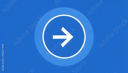 Free Download Blue Circle with White Left Arrow - GFXLoad
