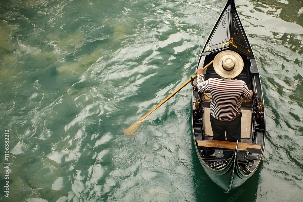 Obraz premium Italian gondolier venice