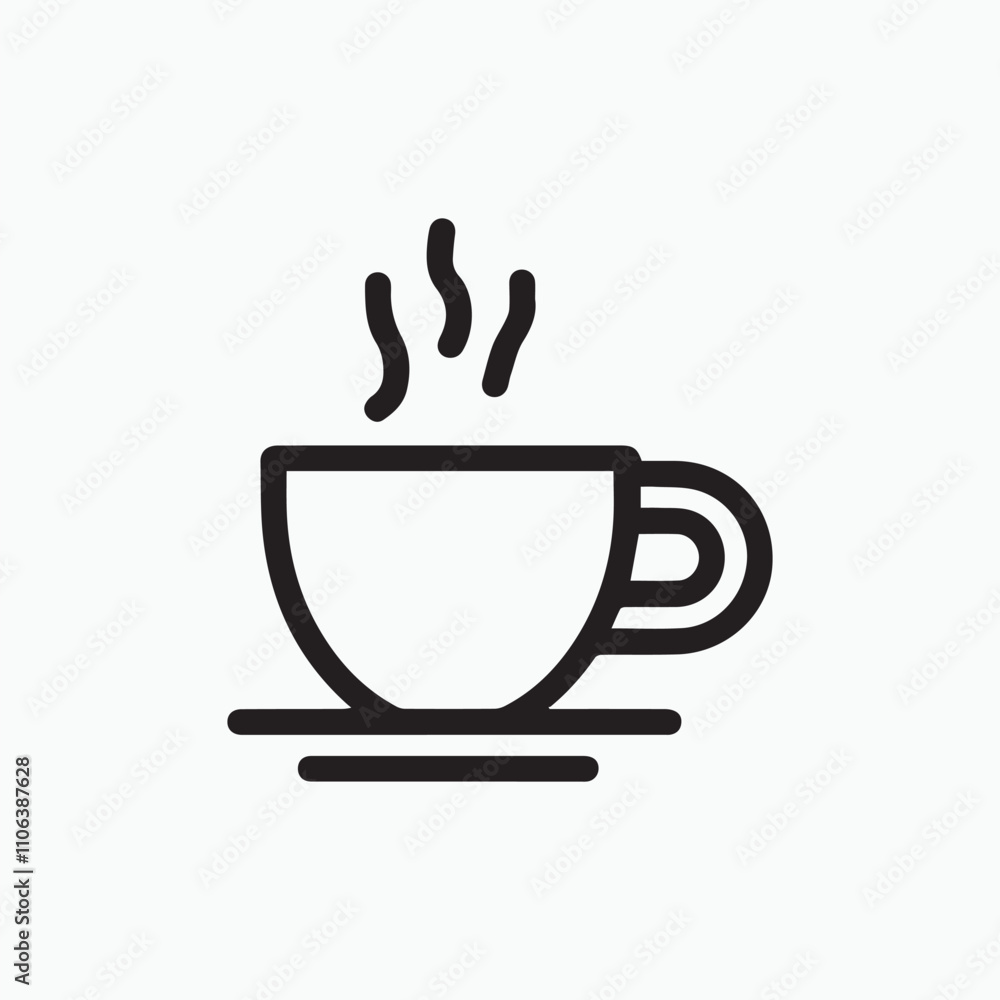 Coffee cup vector icon Coffee cup vector icon