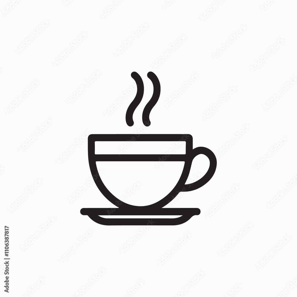 Coffee cup vector icon Coffee cup vector icon