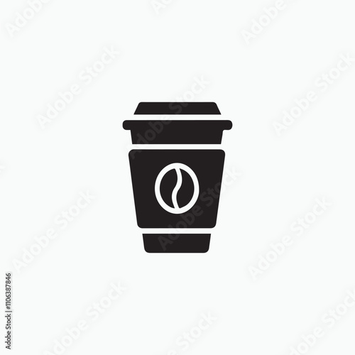 Coffee cup vector icon