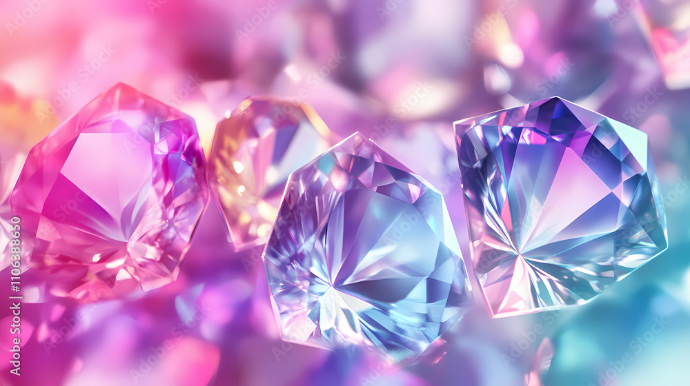 Trendy neon pink purple very peri blue teal colors soft blurred background. Prismatic. Illustration Trendy neon pink purple very peri blue teal colors soft blurred background. Prismatic. Illustration