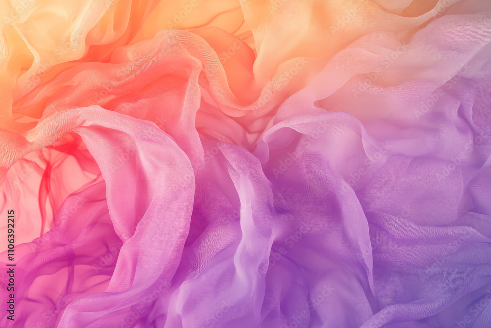 Fototapeta premium Abstract colorful gradient texture, soft blends of pink, purple, and orange tones creating a dreamy effect