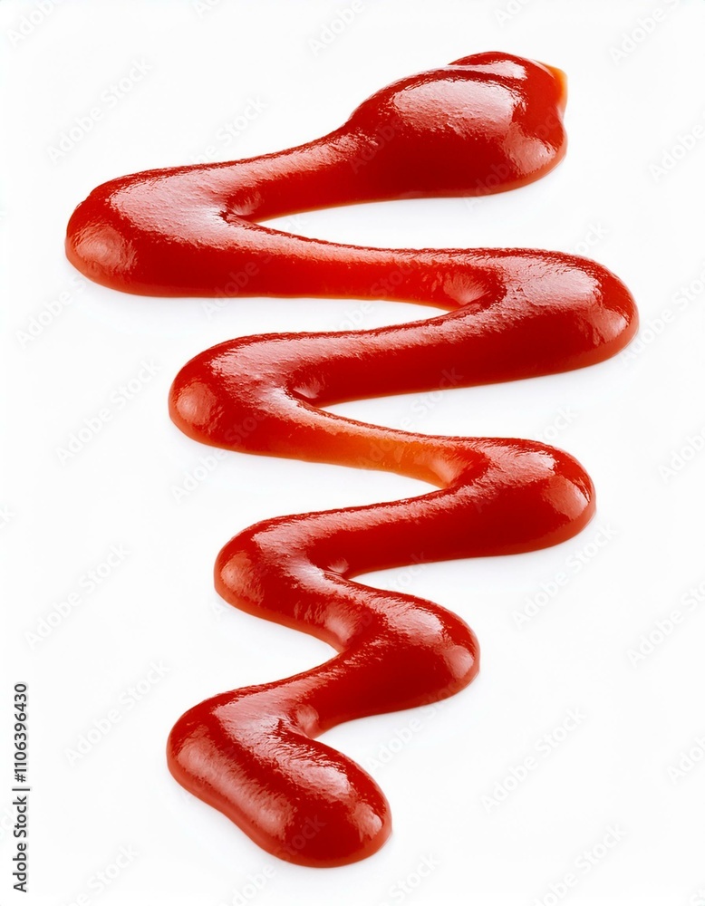 Tomato sauce isolated on white background Tomato sauce isolated on white background